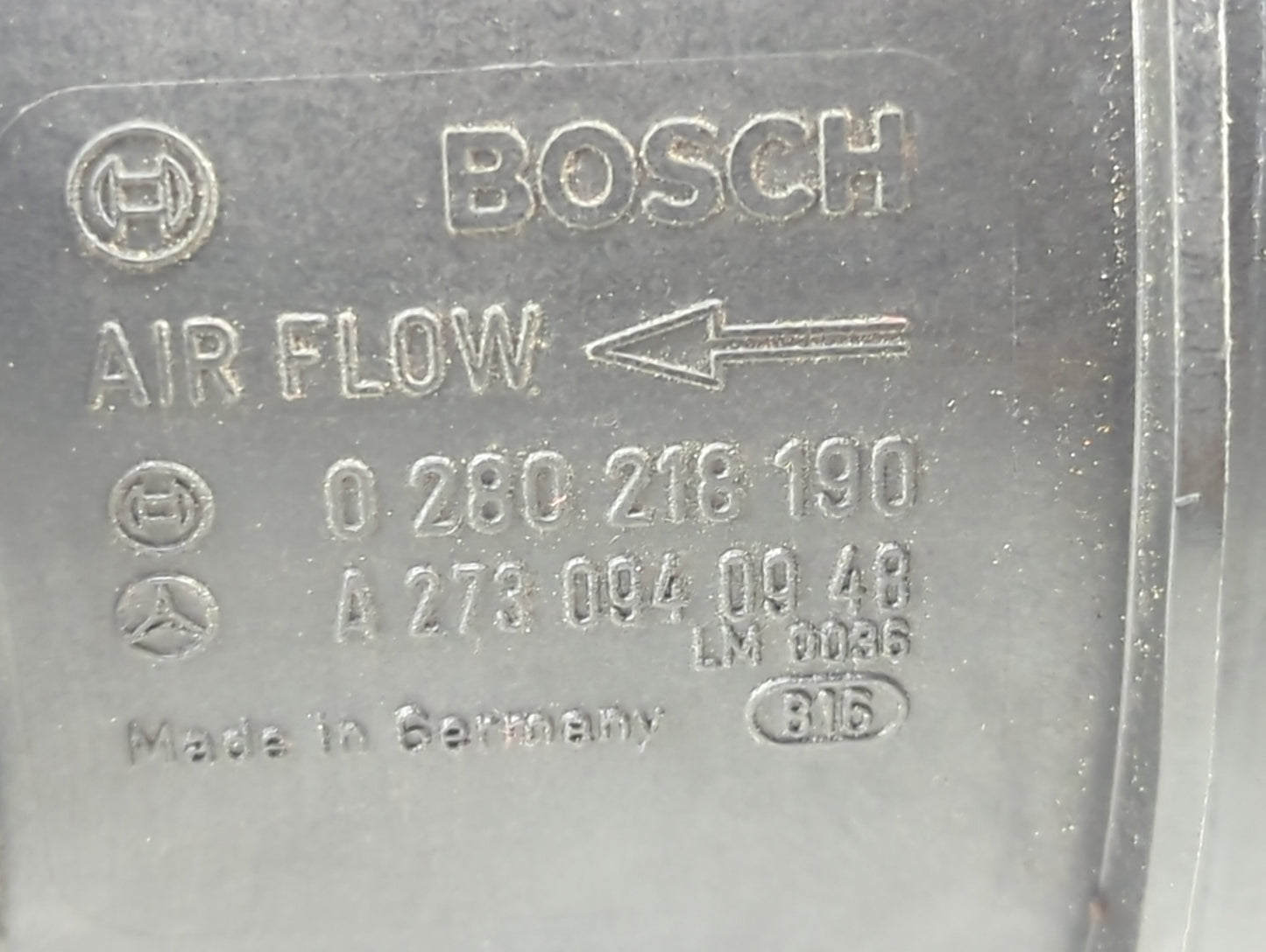 Mercedes-benz C-class Mass Air Flow Meter Maf - Oemusedautoparts1.com