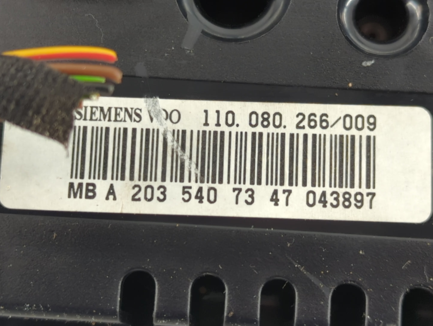 2007 Mercedes-Benz C230 Instrument Cluster Speedometer Gauges P/N:203 540 73 47 Fits OEM Used Auto Parts - Oemusedautoparts1