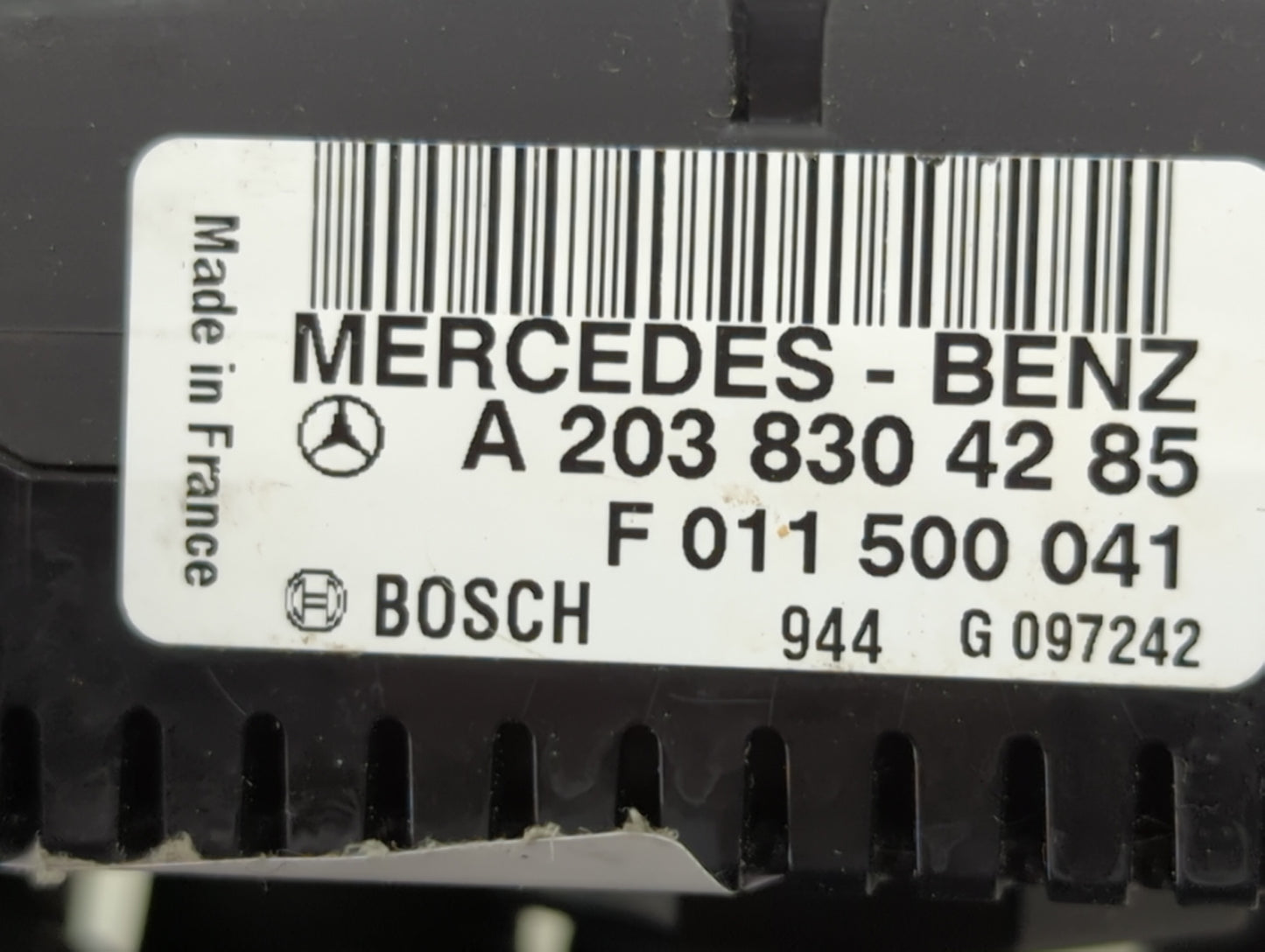 2006-2007 Mercedes-Benz C280 Climate Control Module Temperature AC/Heater Replacement P/N:A 203 830 42 85 Fits Fits 2006 200