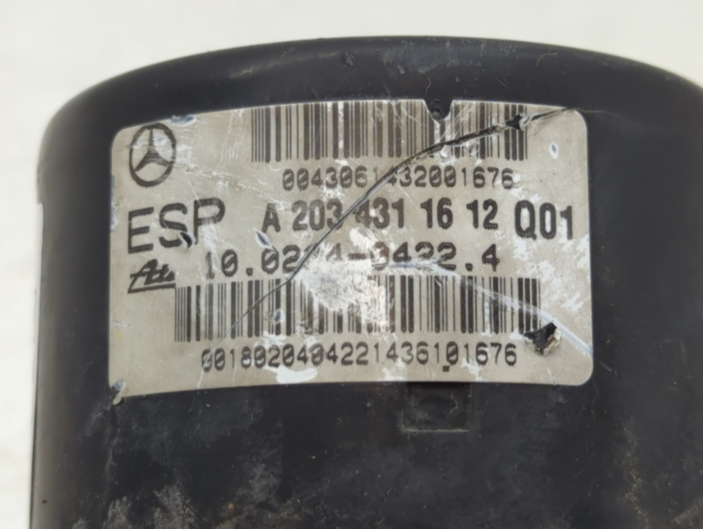 2006-2007 Mercedes-Benz C280 ABS Pump Control Module Replacement P/N:A 203 431 16 12 Fits Fits 2006 2007 OEM Used Auto Parts