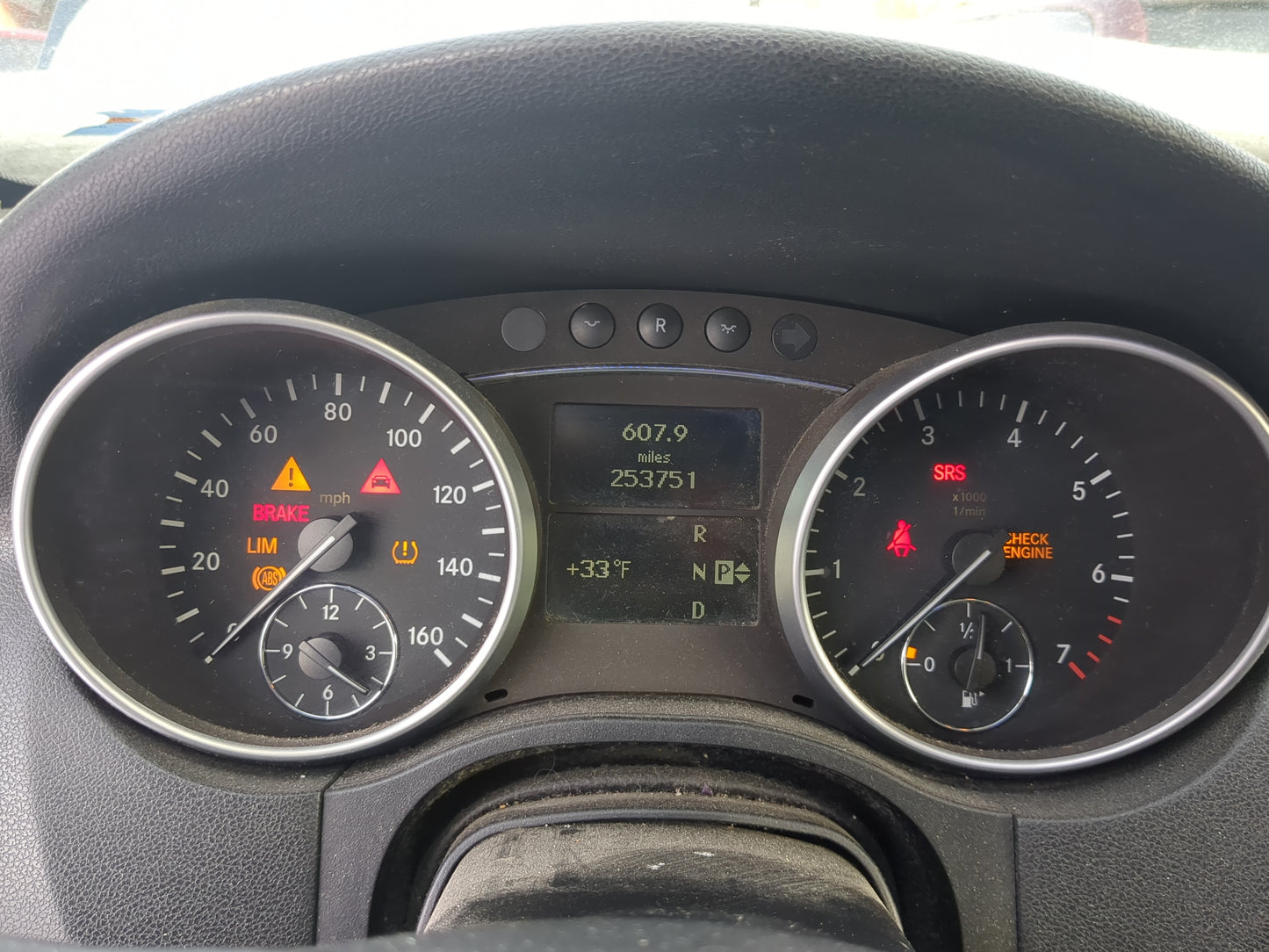 2007 Mercedes-Benz Ml350 Instrument Cluster Speedometer Gauges Fits OEM Used Auto Parts - Oemusedautoparts1.com