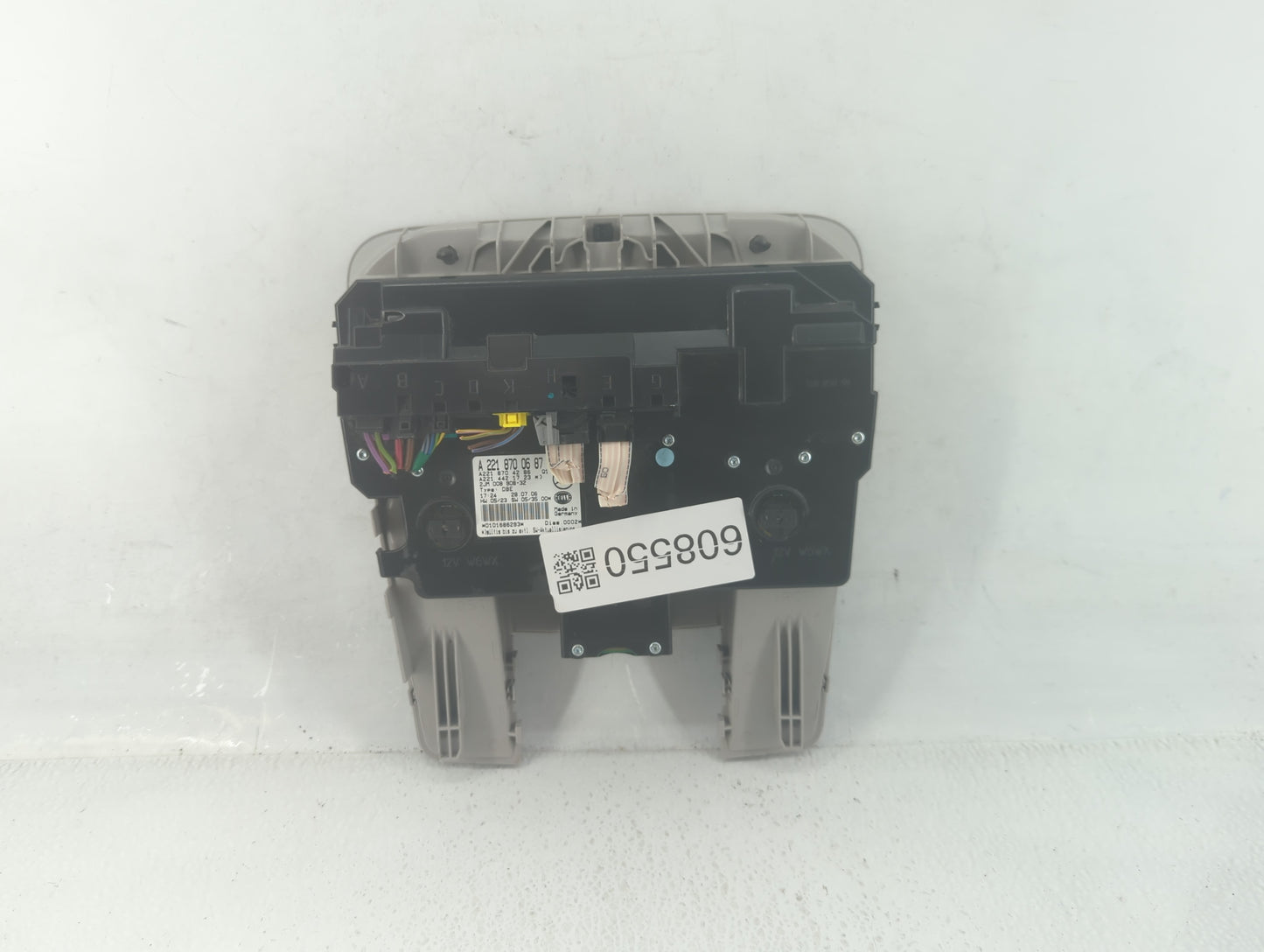 2007 Mercedes-benz S550 Overhead Roof Console - Oemusedautoparts1.com