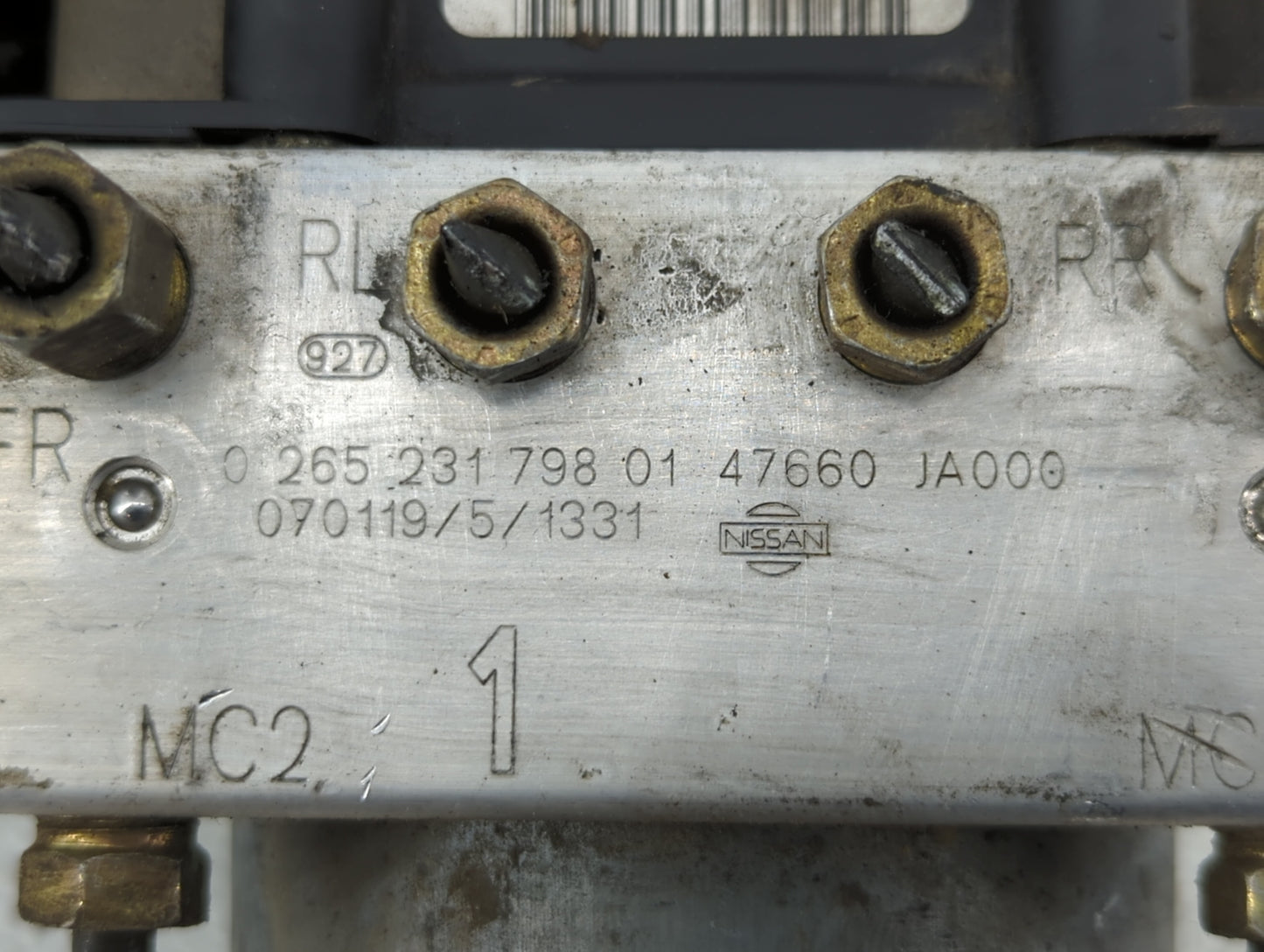 2007-2009 Nissan Altima ABS Pump Control Module Replacement P/N:0 265 231 798 47600 JA000, 0 265 800 556 Fits Fits 2007 2008