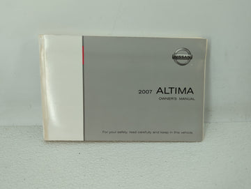 2007 Nissan Altima Owners Manual Book Guide OEM Used Auto Parts