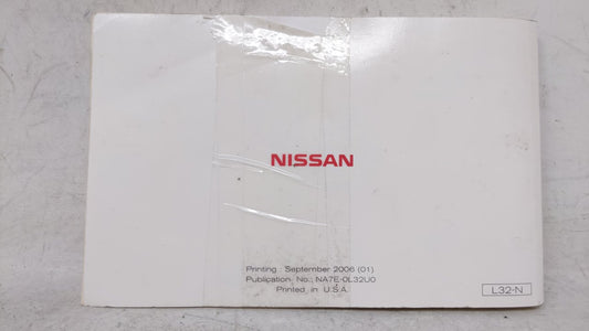 2007 Nissan Altima Owners Manual Book Guide OEM Used Auto Parts