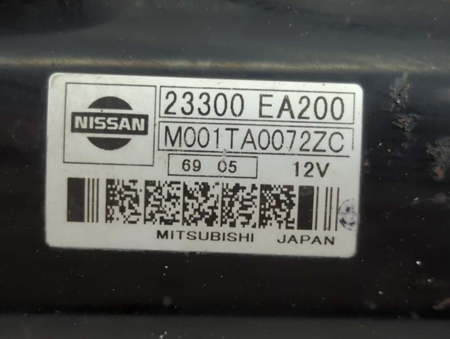 2005-2019 Nissan Frontier Car Starter Motor Solenoid OEM P/N:23300 EA200 Fits OEM Used Auto Parts - Oemusedautoparts1.com