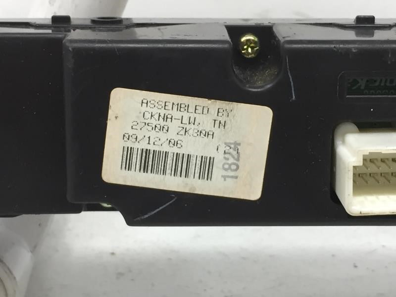 2007-2008 Nissan Maxima Climate Control Module Temperature AC/Heater Replacement P/N:PN:27500-ZK30A Fits Fits 2007 2008 OEM