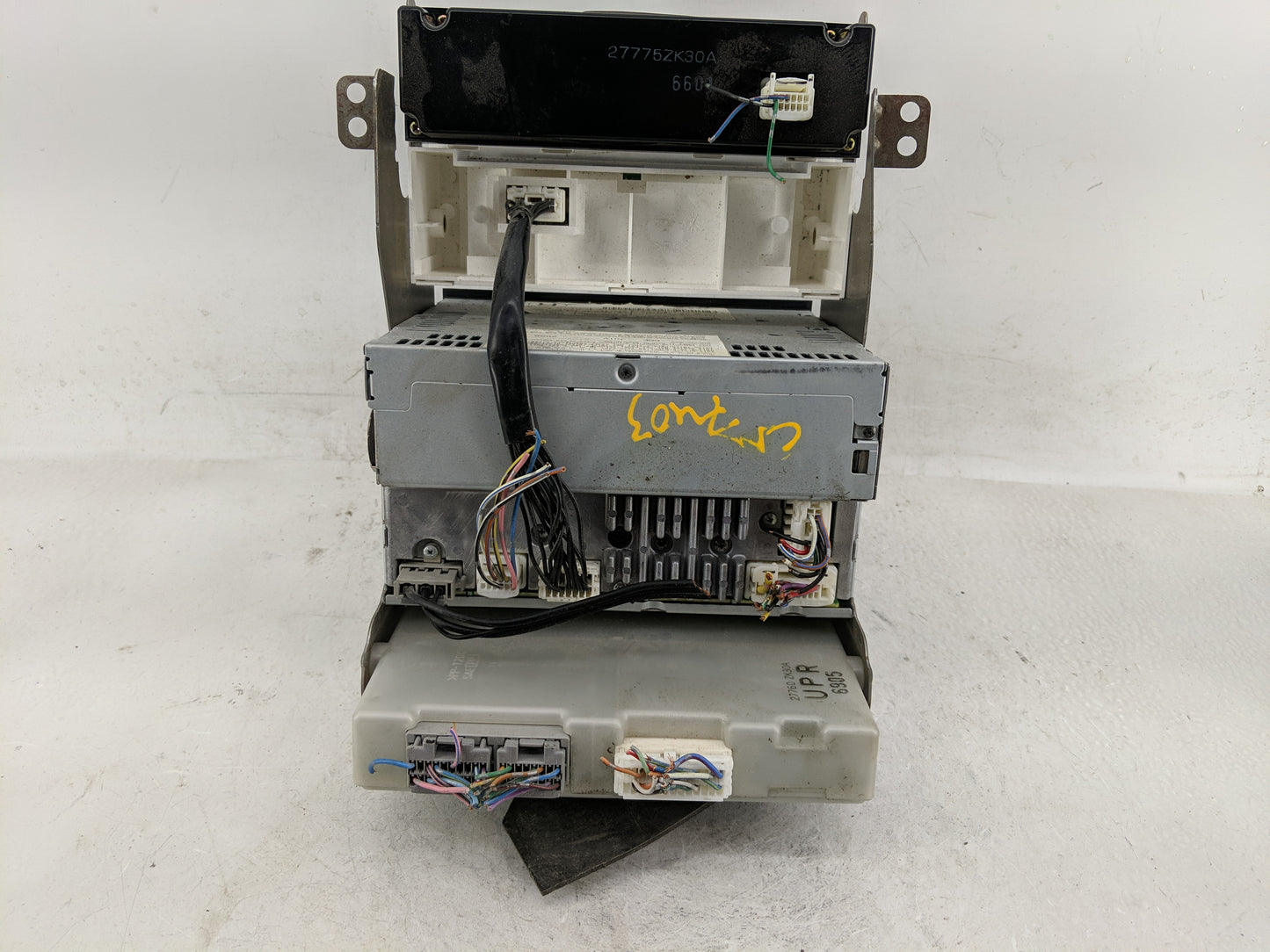 2007-2008 Nissan Maxima Radio AM FM Cd Player Receiver Replacement P/N:28185 ZK31A Fits Fits 2007 2008 OEM Used Auto Parts -