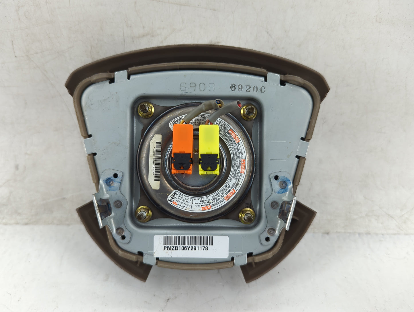 2007 Nissan Maxima Air Bag Driver Left Steering Wheel Mounted Fits OEM Used Auto Parts - Oemusedautoparts1.com