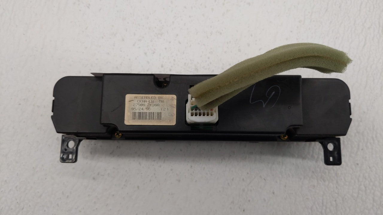 2007-2008 Nissan Maxima Climate Control Module Temperature AC/Heater Replacement P/N:27500-ZK30A Fits Fits 2007 2008 OEM Use