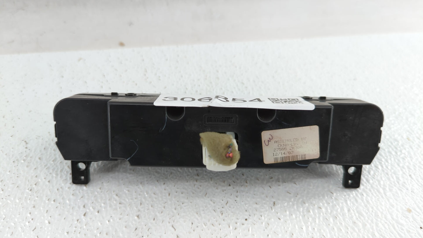 2007-2008 Nissan Maxima Climate Control Module Temperature AC/Heater Replacement P/N:96939 ZK30E 27500 ZK30A Fits Fits 2007