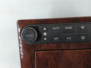 2007-2008 Nissan Maxima Climate Control Module Temperature AC/Heater Replacement P/N:P10410A01081 Fits Fits 2007 2008 OEM Used Auto Parts