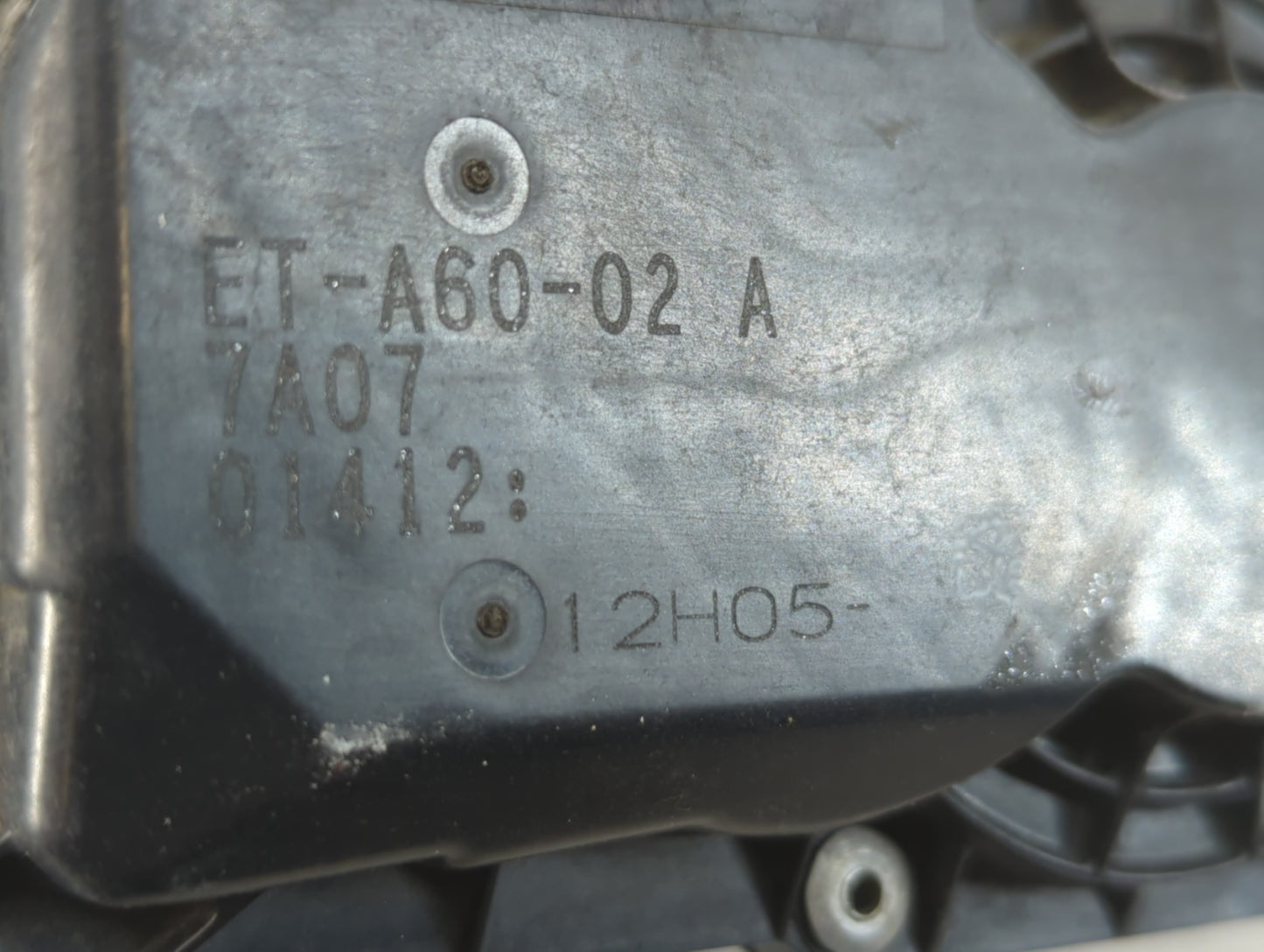 2007-2012 Nissan Sentra Throttle Body P/N:ET-A60-02 A Fits OEM Used Auto Parts - Oemusedautoparts1.com