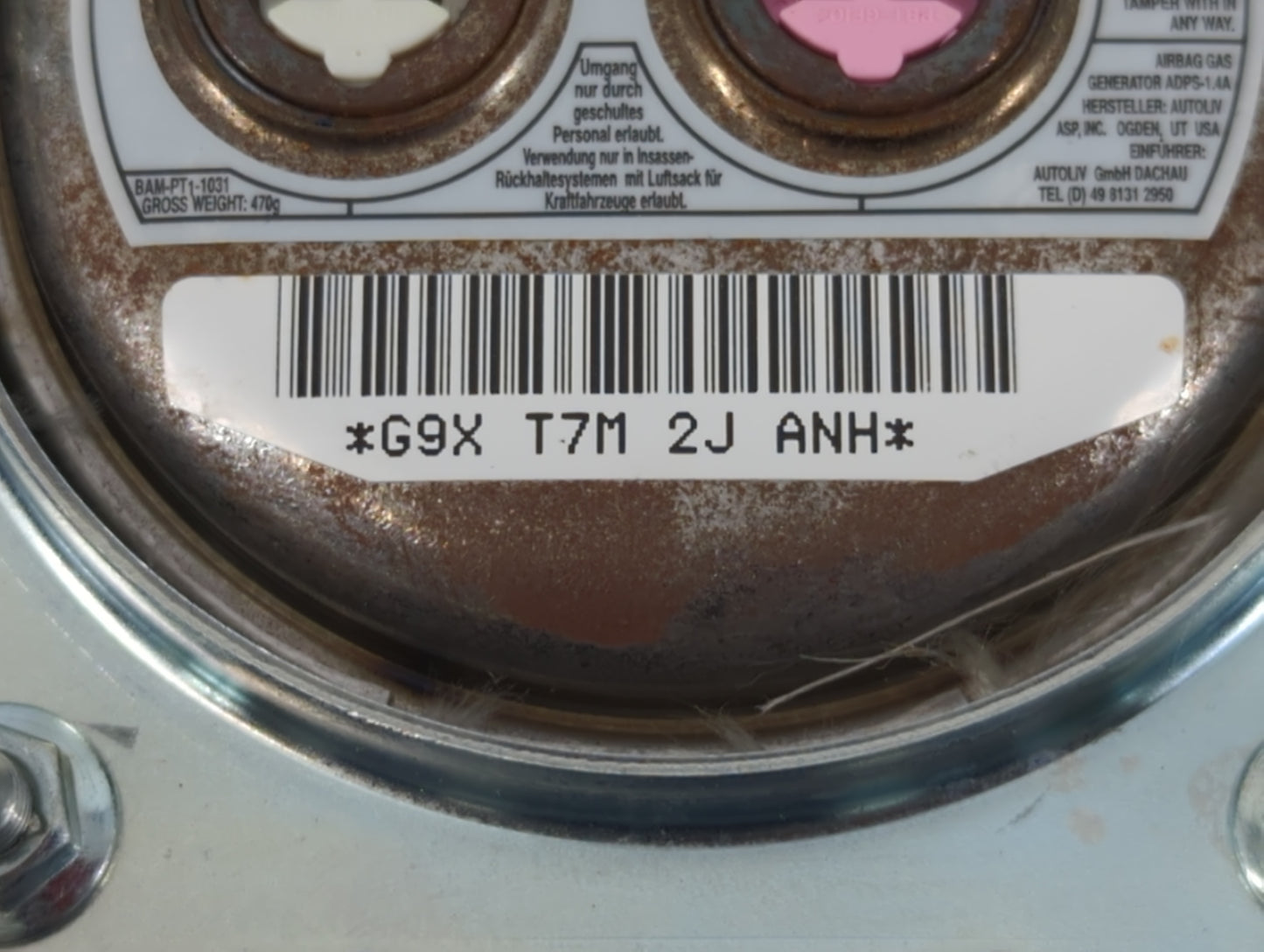2007-2010 Pontiac G5 Air Bag Driver Left Steering Wheel Mounted - Oemusedautoparts1.com