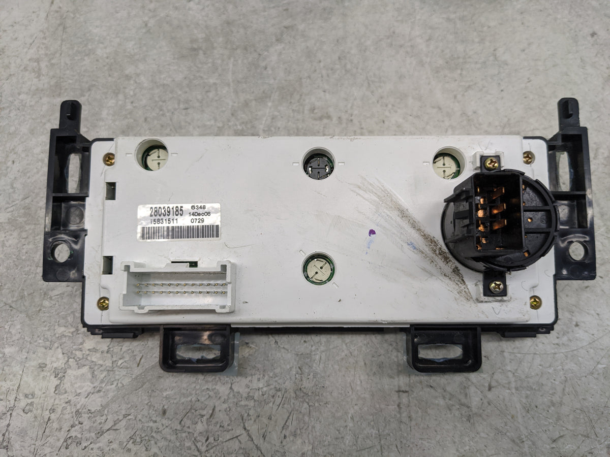 2005-2009 Pontiac G6 Climate Control Module Temperature AC/Heater Replacement P/N:28039185 15831511 Fits OEM Used Auto Parts