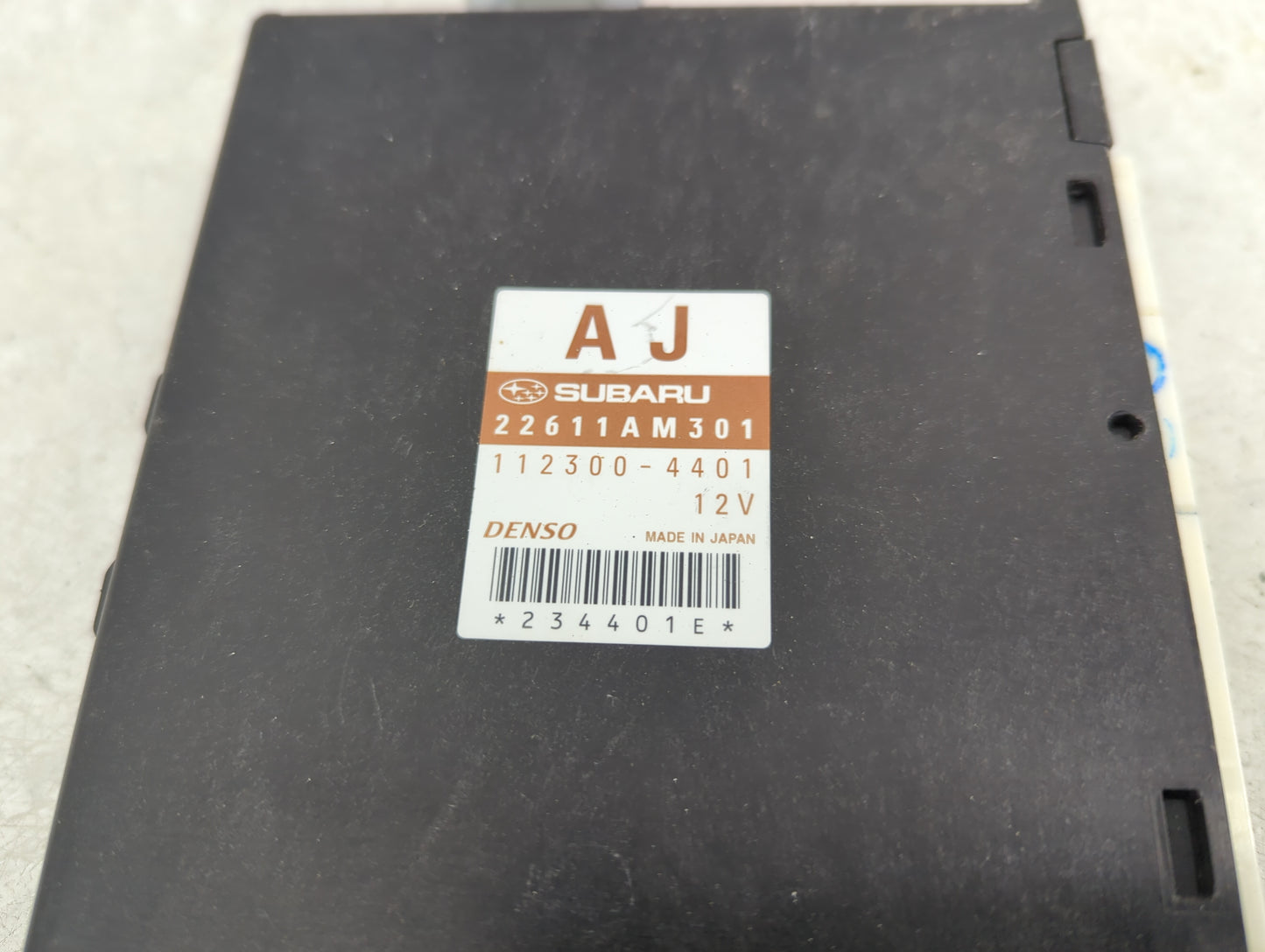 2007 Subaru Forester PCM Engine Control Computer ECU ECM PCU OEM P/N:112300-4401 22611AM301 Fits OEM Used Auto Parts - Oemus