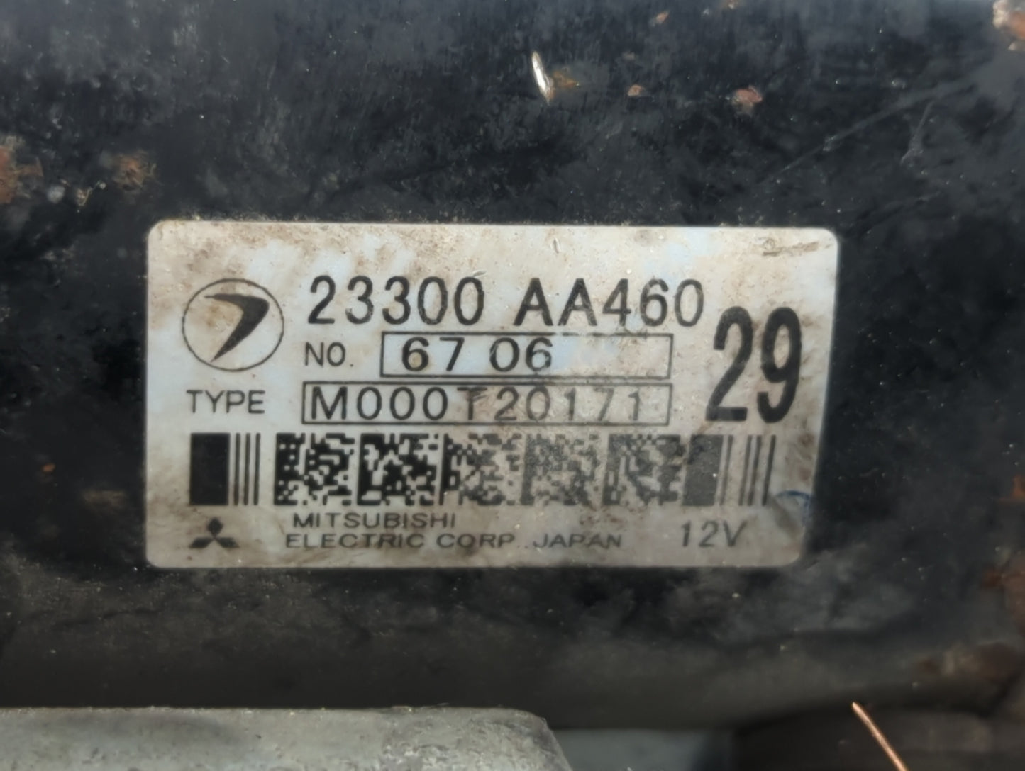 2007 Subaru Forester Car Starter Motor Solenoid OEM P/N:23300 AA460 Fits Fits 2004 2005 2006 OEM Used Auto Parts - Oemusedau