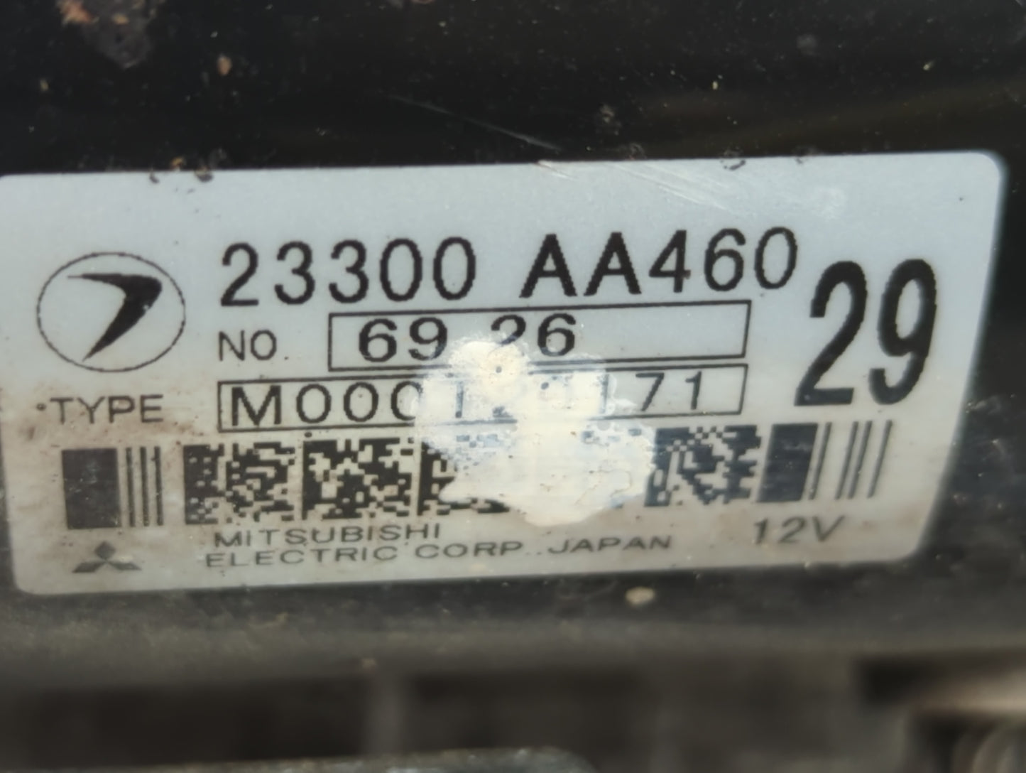 2007 Subaru Forester Car Starter Motor Solenoid OEM P/N:23300 AA460 Fits Fits 2004 2005 2006 OEM Used Auto Parts - Oemusedau