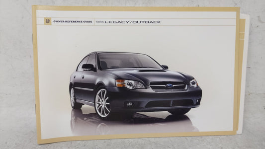 2007 Subaru Legacy Owners Manual Book Guide OEM Used Auto Parts