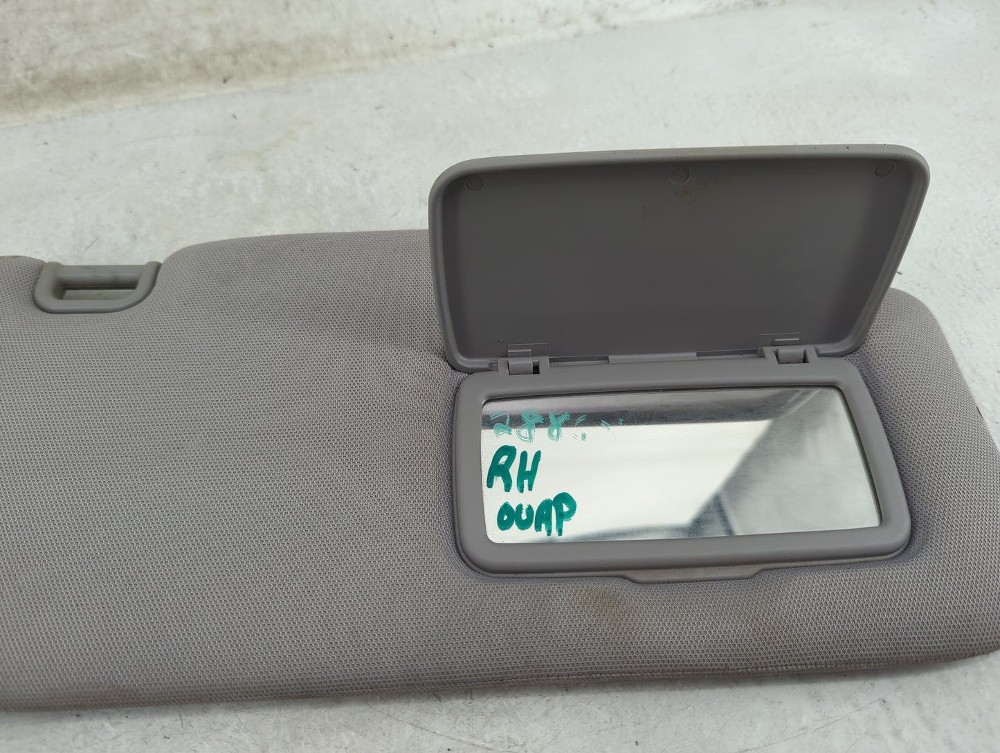 2007 Subaru Wrx Sun Visor Shade Replacement Passenger Right Mirror Fits OEM Used Auto Parts - Oemusedautoparts1.com