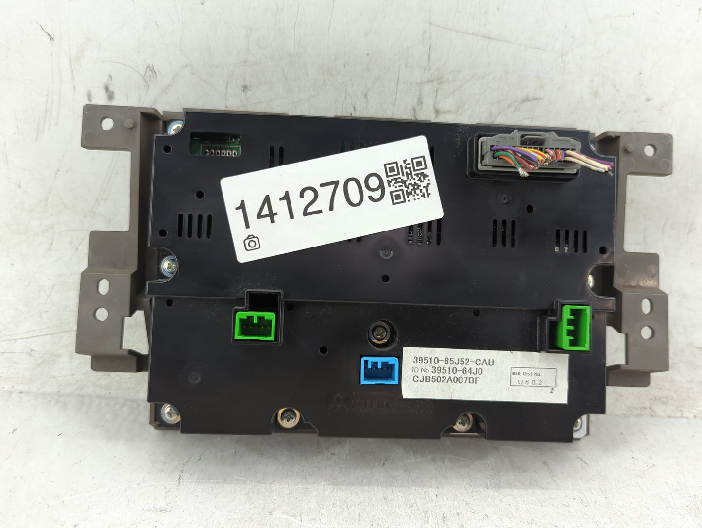 2007 Suzuki Vitara Climate Control Module Temperature AC/Heater Replacement P/N:39510-65J52-CAU Fits Fits 2008 OEM Used Auto