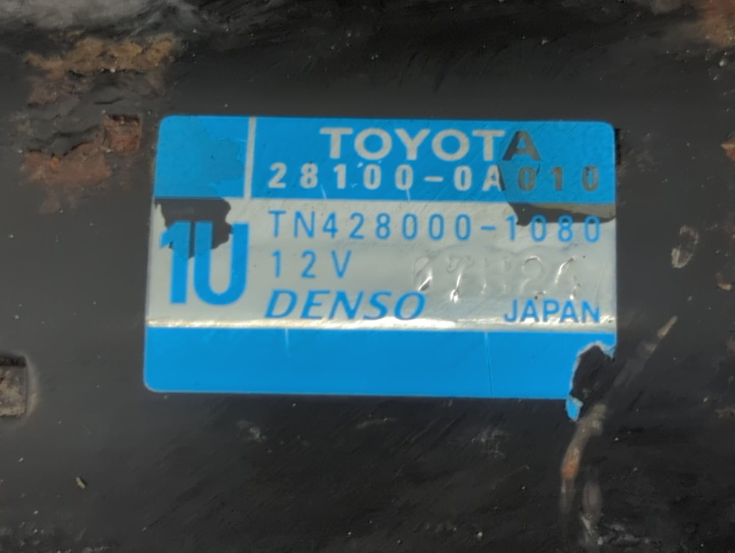 2007 Toyota Camry Car Starter Motor Solenoid OEM P/N:28100-0A010 Fits OEM Used Auto Parts - Oemusedautoparts1.com