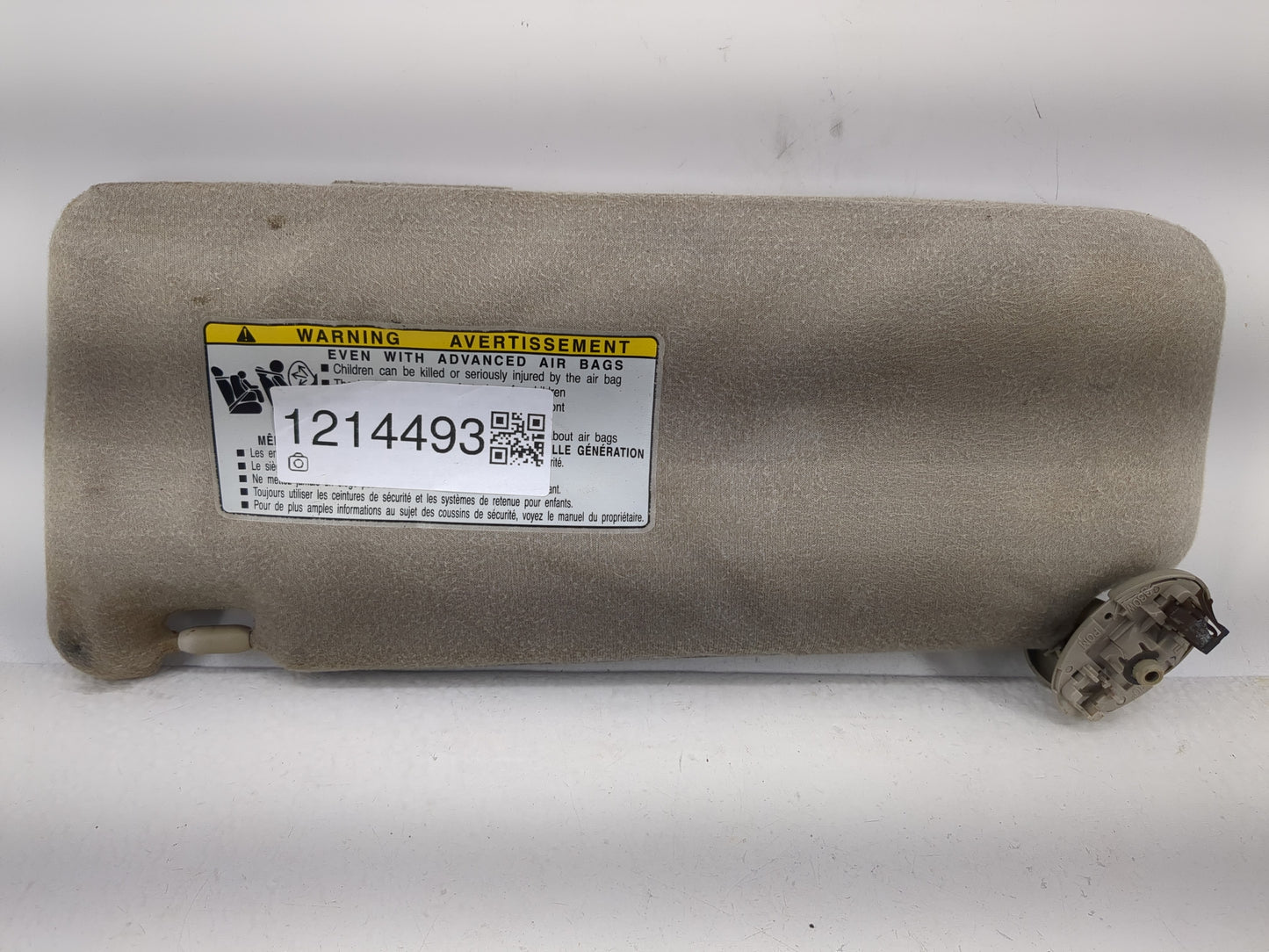 2007-2011 Toyota Camry Sun Visor Shade Replacement Passenger Right Mirror Fits Fits 2007 2008 2009 2010 2011 OEM Used Auto P