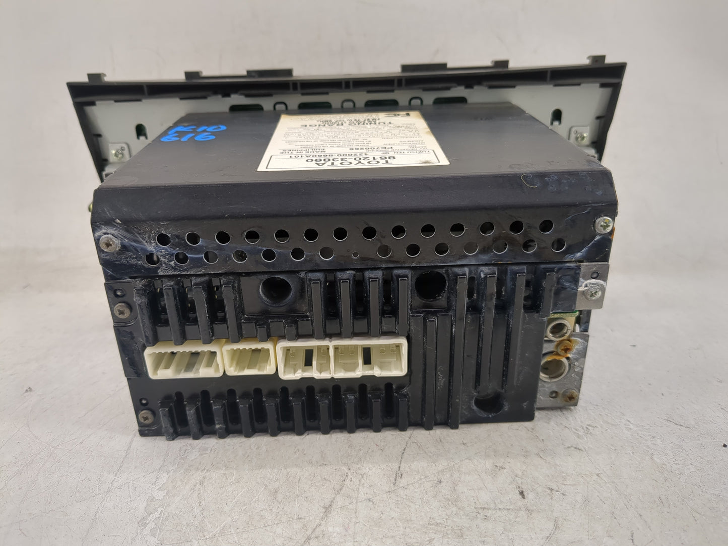 2007-2009 Toyota Camry Radio AM FM Cd Player Receiver Replacement P/N:86120-33890 Fits Fits 2007 2008 2009 OEM Used Auto Par