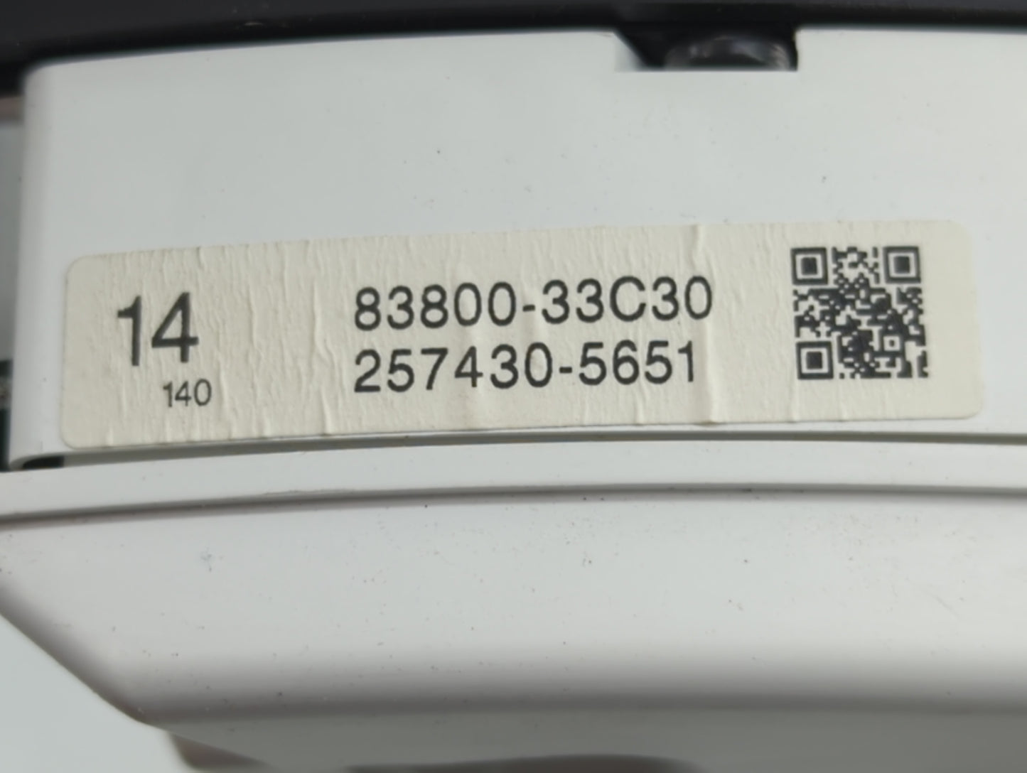 2007 Toyota Camry Instrument Cluster Speedometer Gauges P/N:83800-33C30 Fits OEM Used Auto Parts - Oemusedautoparts1.com
