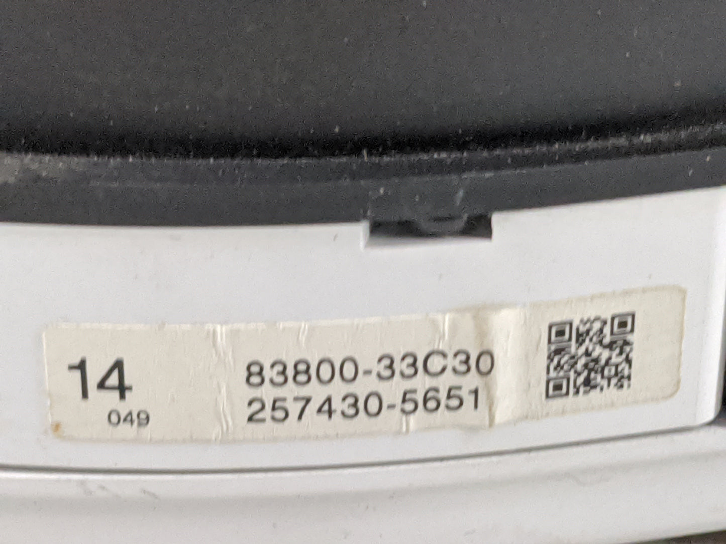 2007-2009 Toyota Camry Instrument Cluster Speedometer Gauges P/N:83800-33C30 257430-5651 Miles: Fits Fits 2007 2008 2009 OEM