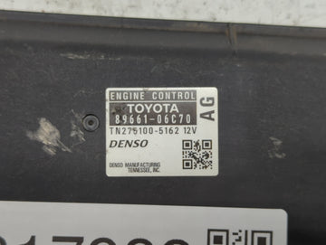 2007 Toyota Camry PCM Engine Control Computer ECU ECM PCU OEM P/N:89661-33B90 89661-06C70, 89661-33B71, 89661-06C71 Fits OEM Used Auto Parts