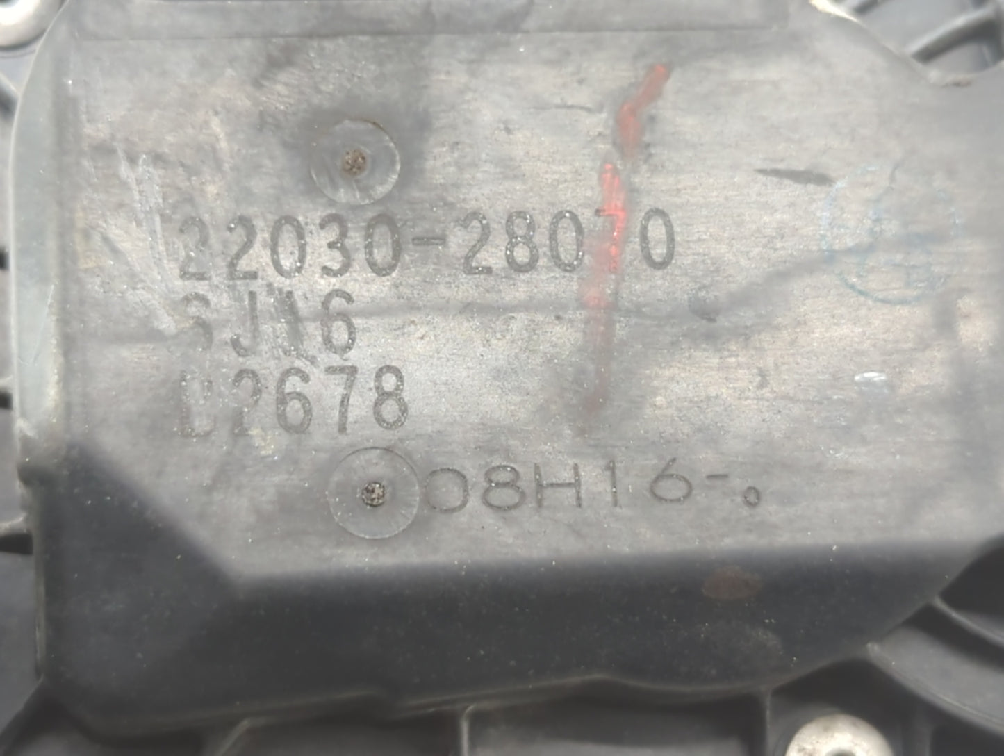 2007-2011 Toyota Camry Throttle Body P/N:22030-28070 22030-0H030 Fits Fits 2006 2007 2008 2009 2010 2011 2012 2013 2014 2015