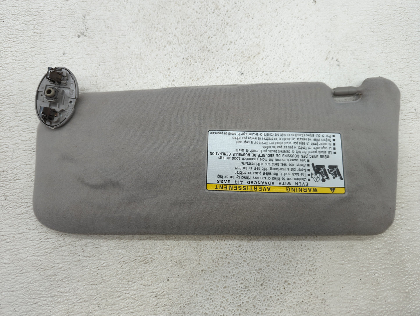 2007-2011 Toyota Camry Sun Visor Shade Replacement Passenger Right Mirror Fits Fits 2007 2008 2009 2010 2011 OEM Used Auto P