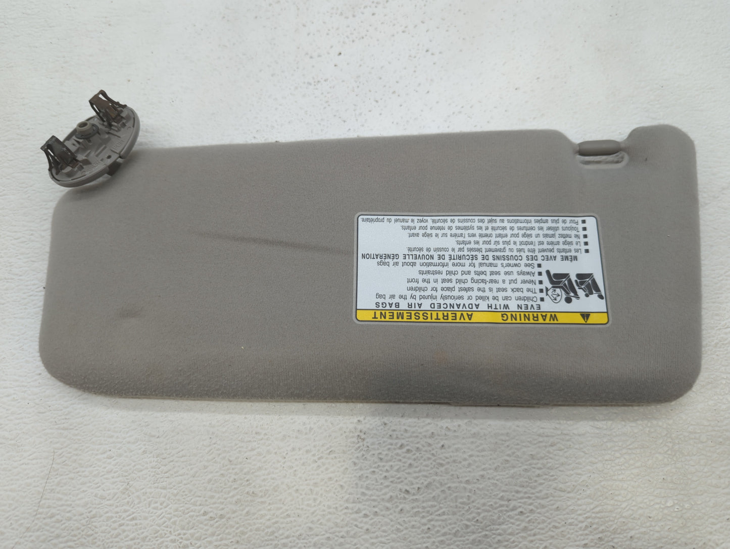 2007-2011 Toyota Camry Sun Visor Shade Replacement Passenger Right Mirror Fits Fits 2007 2008 2009 2010 2011 OEM Used Auto P