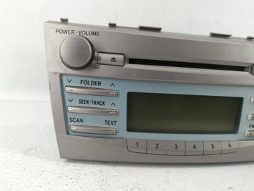 2007-2009 Toyota Camry Radio AM FM Cd Player Receiver Replacement P/N:86120-06180 Fits Fits 2007 2008 2009 OEM Used Auto Parts
