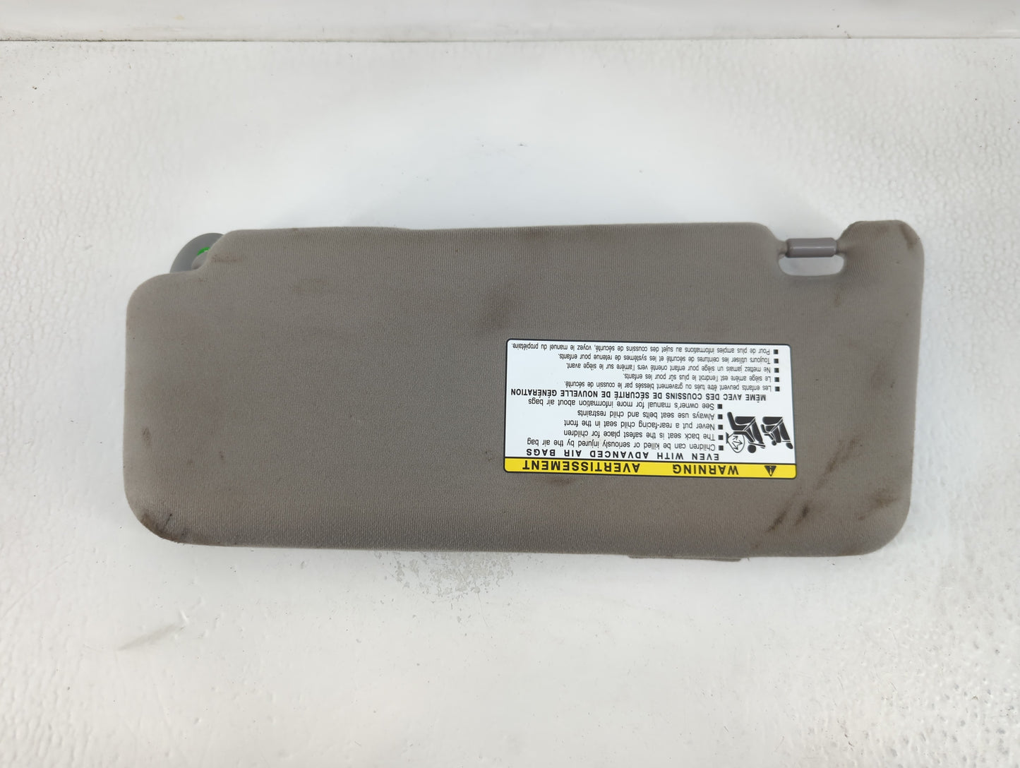 2007-2011 Toyota Camry Sun Visor Shade Replacement Passenger Right Mirror Fits Fits 2007 2008 2009 2010 2011 OEM Used Auto P
