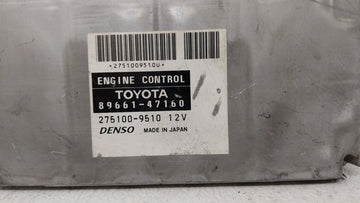 2006-2008 Toyota Prius PCM Engine Control Computer ECU ECM PCU OEM P/N:89981-47211 89661-47161 Fits Fits 2006 2007 2008 OEM Used Auto Parts