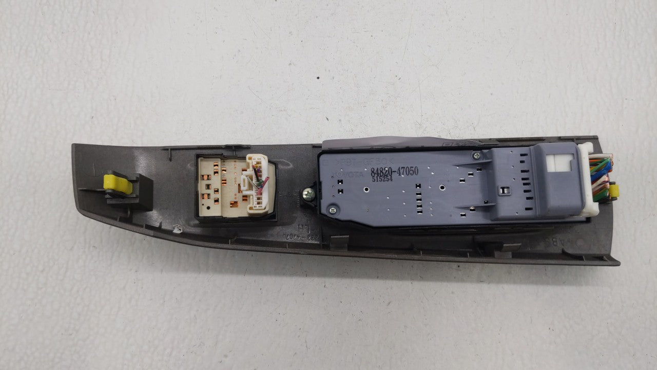 2004-2009 Toyota Prius Master Power Window Switch Replacement Driver Side Left P/N:84820-47050 74232-47070 Fits OEM Used Aut