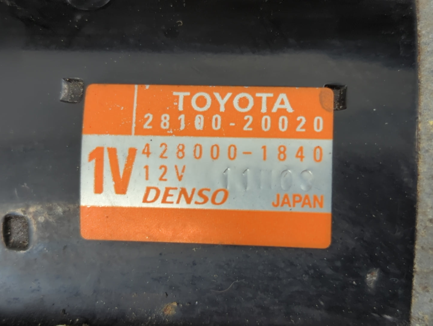 2006-2017 Toyota Rav4 Car Starter Motor Solenoid OEM P/N:428000-1840 28100-20020 Fits OEM Used Auto Parts - Oemusedautoparts