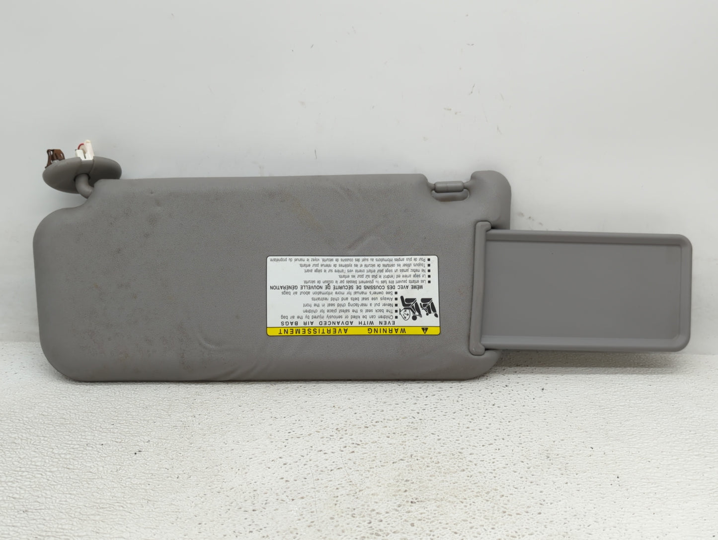 2006-2009 Toyota Rav4 Sun Visor Shade Replacement Passenger Right Mirror Fits Fits 2006 2007 2008 2009 OEM Used Auto Parts -