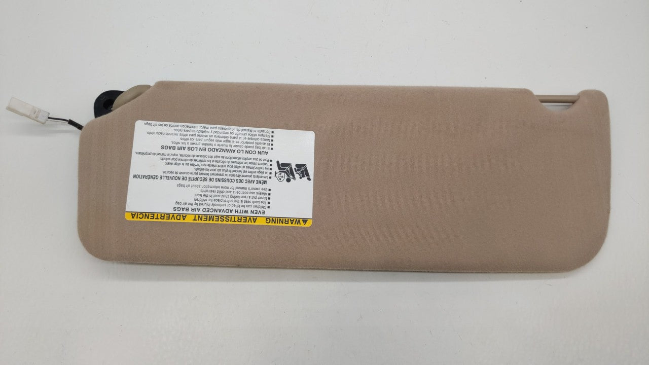 2005-2010 Toyota Sienna Sun Visor Shade Replacement Passenger Right Mirror Fits Fits 2005 2006 2007 2008 2009 2010 OEM Used