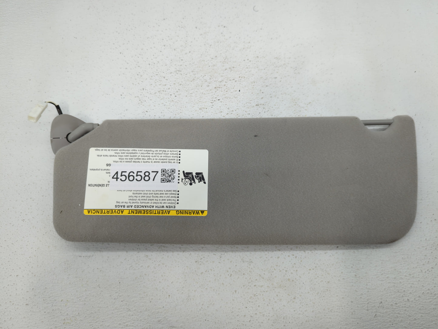 2005-2010 Toyota Sienna Sun Visor Shade Replacement Passenger Right Mirror Fits Fits 2005 2006 2007 2008 2009 2010 OEM Used