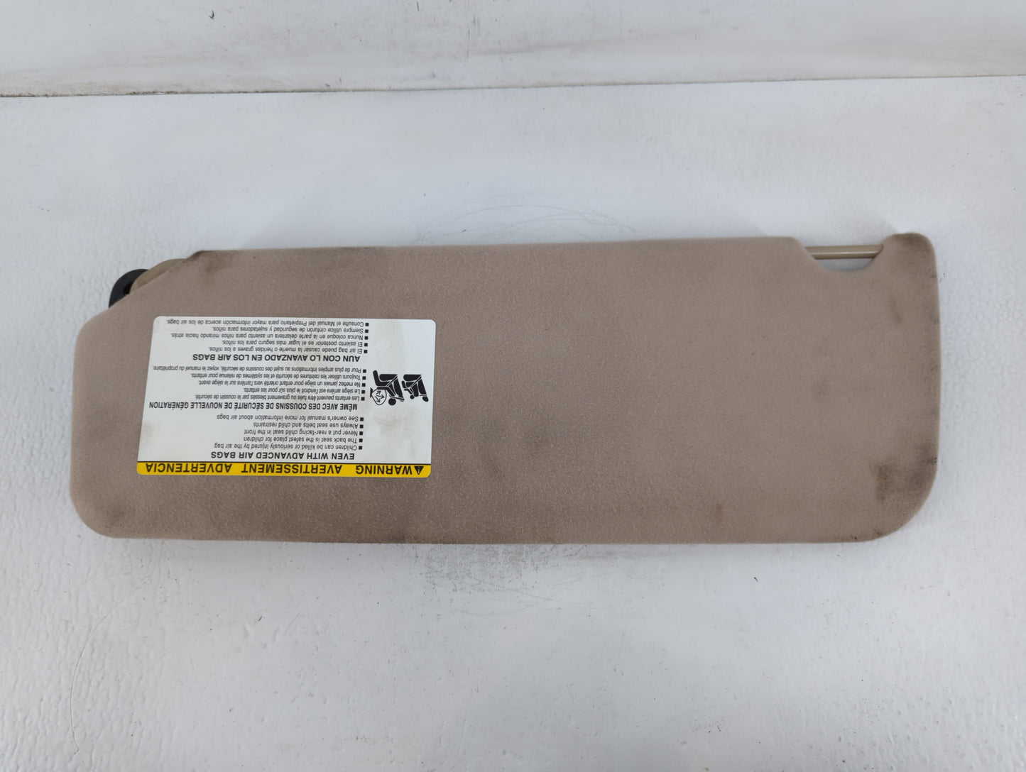 2005-2010 Toyota Sienna Sun Visor Shade Replacement Passenger Right Mirror Fits Fits 2005 2006 2007 2008 2009 2010 OEM Used