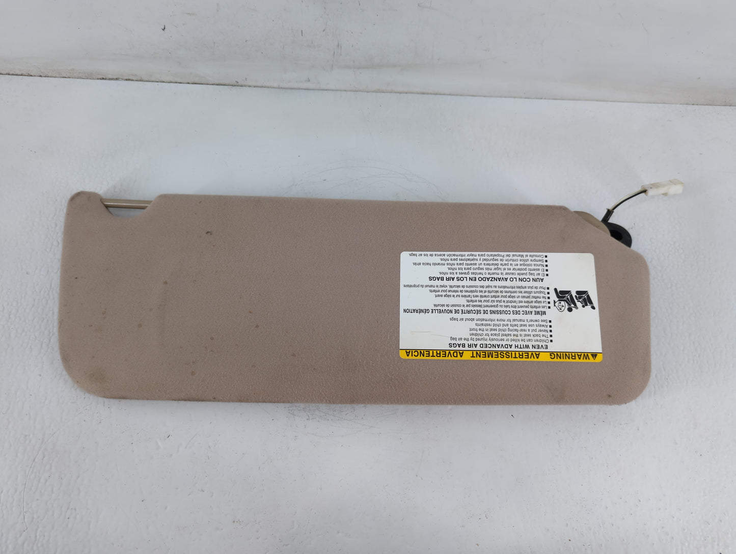 2005-2010 Toyota Sienna Sun Visor Shade Replacement Driver Left Mirror Fits Fits 2005 2006 2007 2008 2009 2010 OEM Used Auto