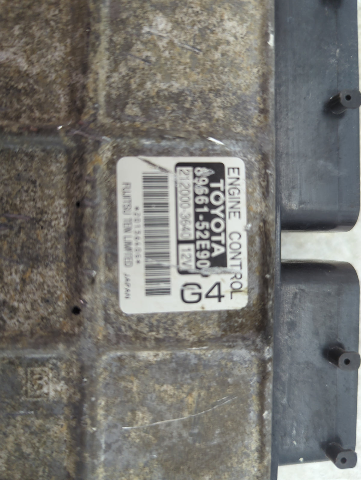 2006-2007 Toyota Yaris PCM Engine Control Computer ECU ECM PCU OEM P/N:89661-52E90 212000-3640 Fits Fits 2006 2007 OEM Used