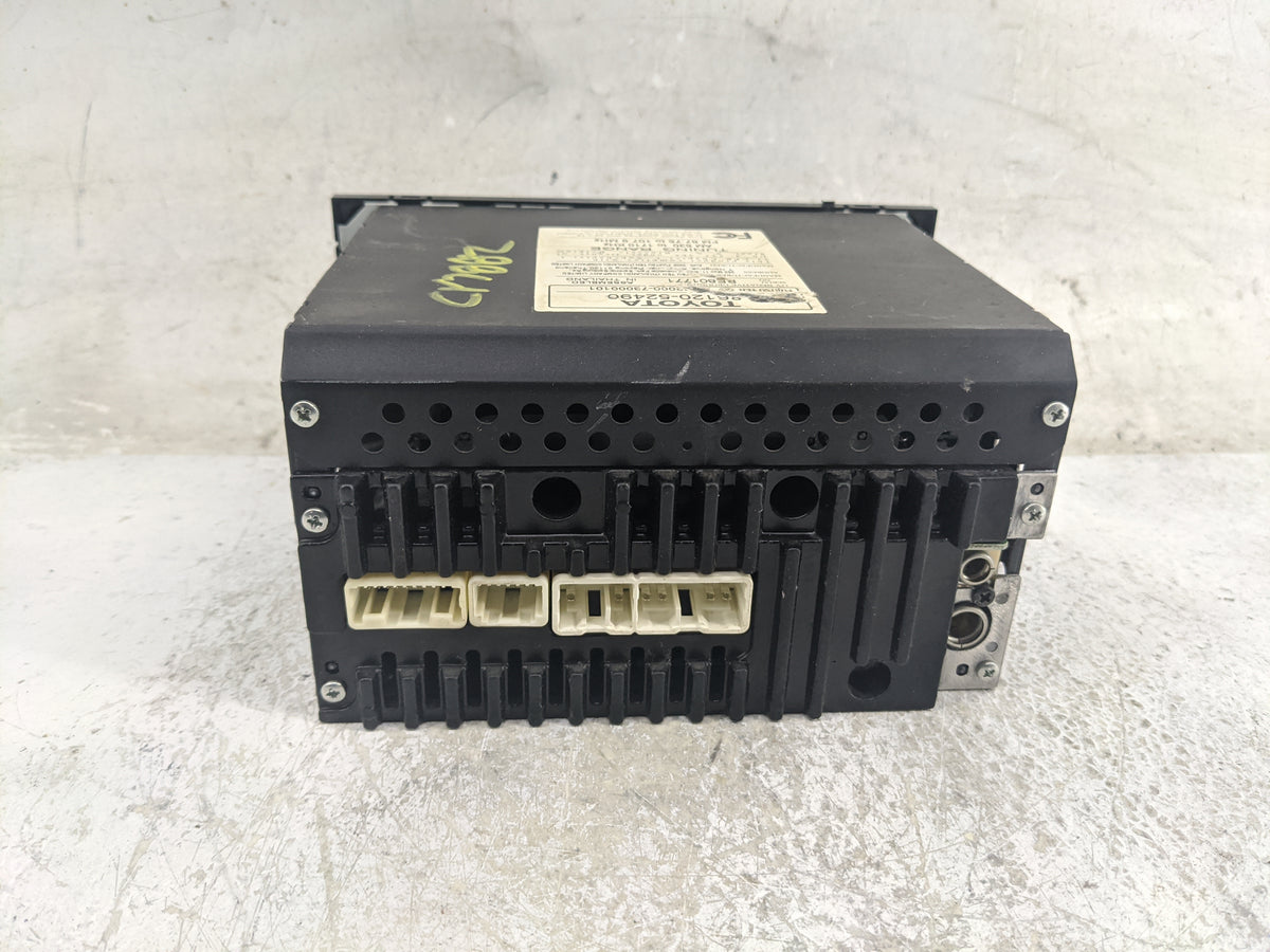 2006-2008 Toyota Yaris Radio AM FM Cd Player Receiver Replacement P/N:86120-52490 PE801771 Fits Fits 2006 2007 2008 OEM Used