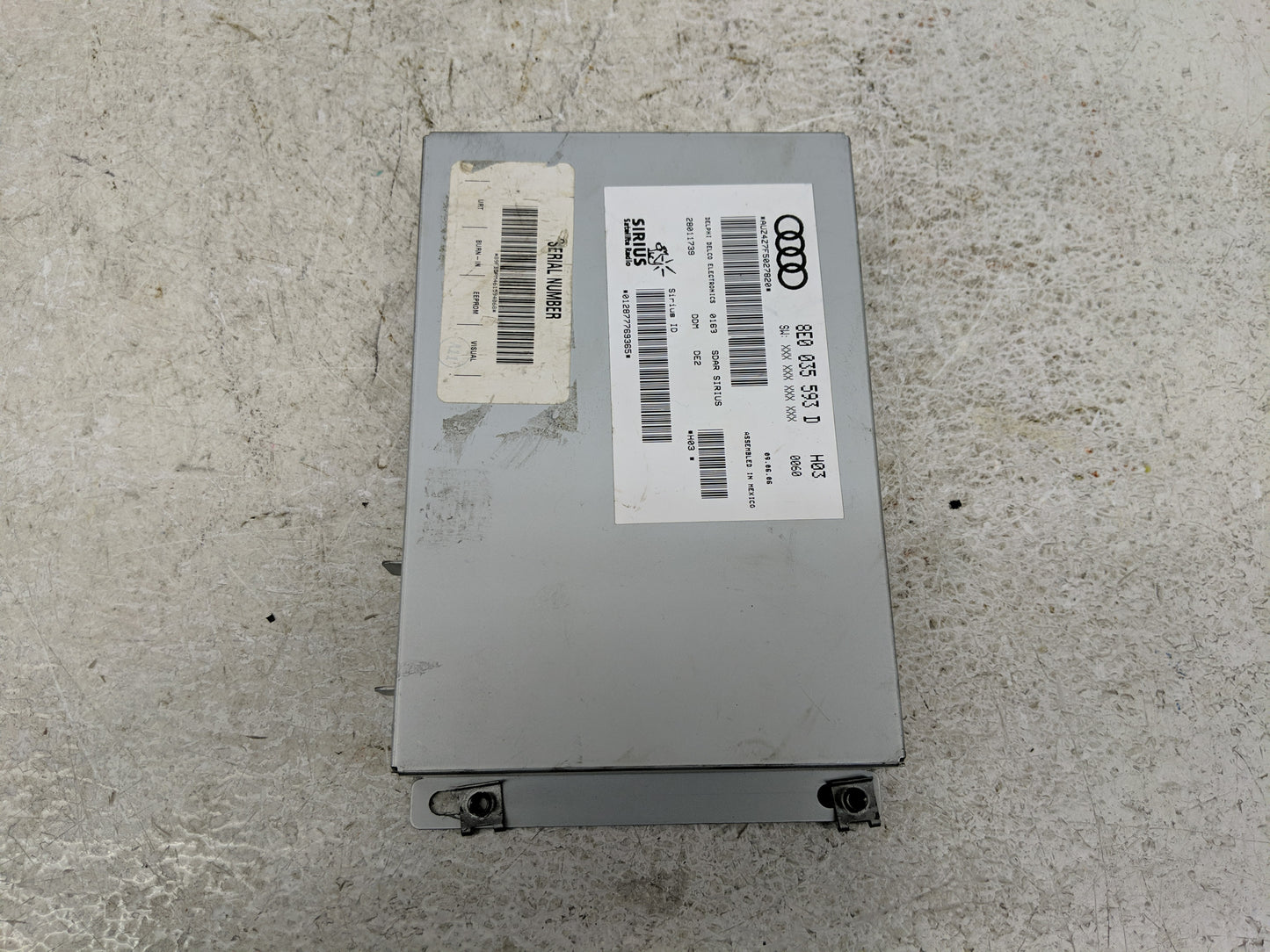 2006-2007 Volkswagen Jetta Radio AM FM Cd Player Receiver Replacement P/N:8E0 035 593 D Fits Fits 2006 2007 2008 2009 2010 2