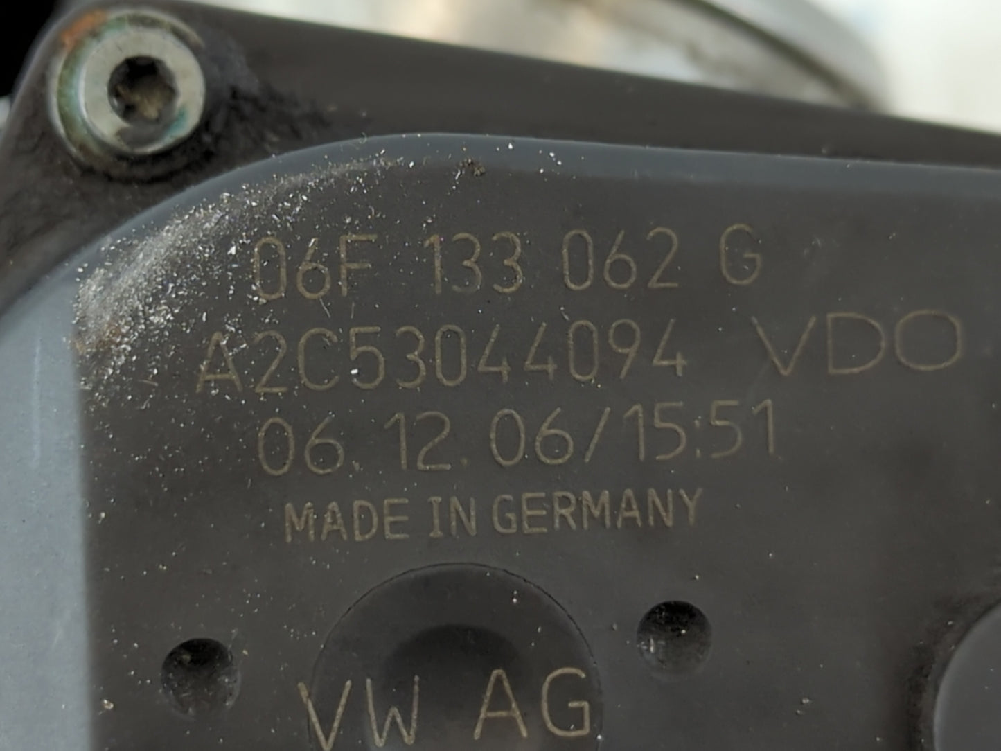 2006-2019 Volkswagen Jetta Throttle Body P/N:A2C53044094 06F 133 062 G Fits OEM Used Auto Parts - Oemusedautoparts1.com