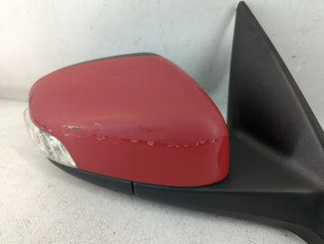 2007 Volvo V40 Passenger Right Side View Manual Door Mirror Red