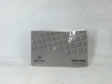 2008 Acura Mdx Owners Manual Book Guide P/N:00X31-STX-6102 31STX610 OEM Used Auto Parts